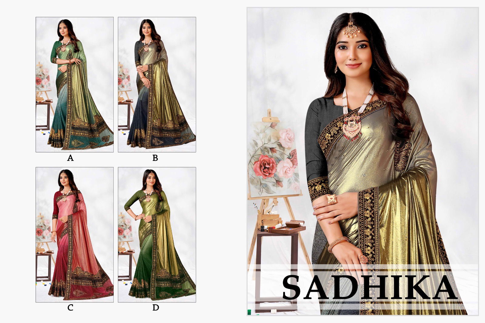 Sadhika By Ronisha Colors Designer Sarees Catalog